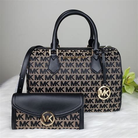 michael kors handbag and wallet combo|michael kors purse wallet set.